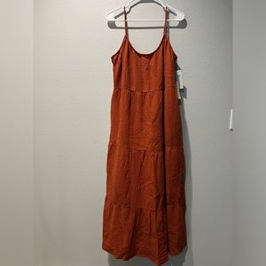 Nine Britton Rust Maxi Dress